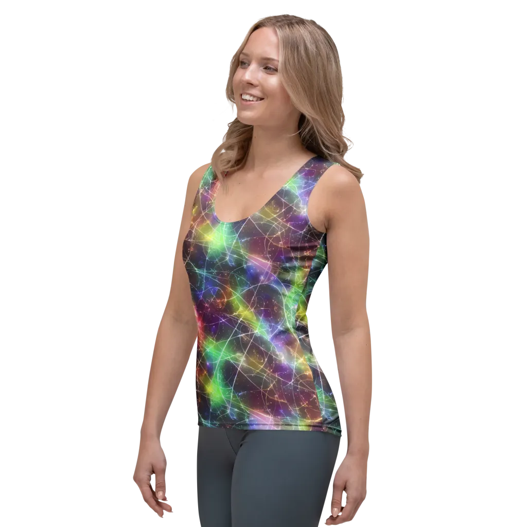 Shattered Starlight on Women's Tank Top — Left Front