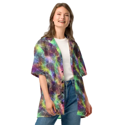 Shattered Starlight on a Button Shirt