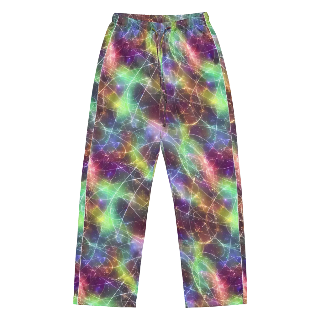 Shattered Starlight on Women's Pajama Pants — Front