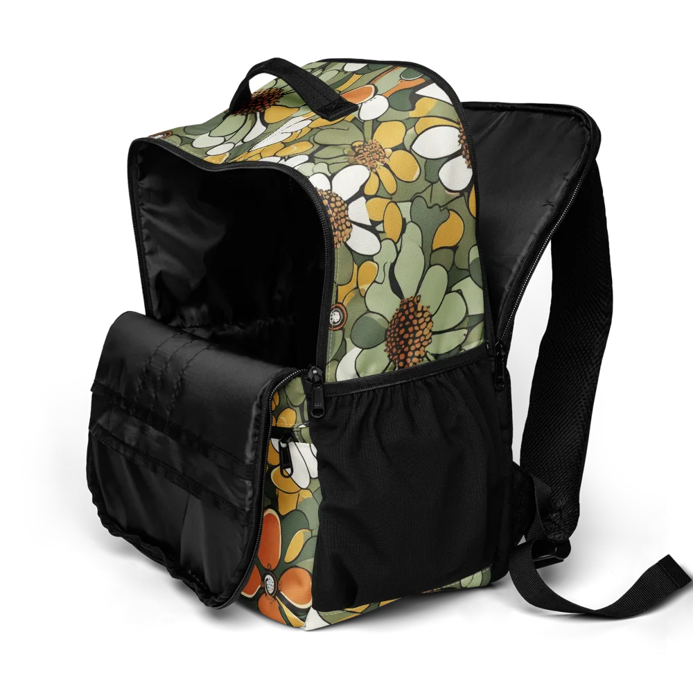 Marigold Menagerie on Utility Backpack — Product details 2