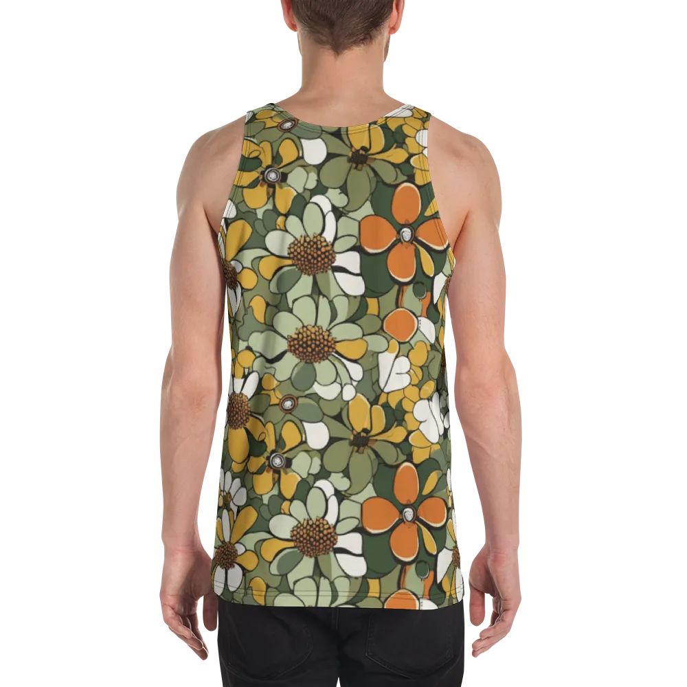 Marigold Menagerie on Men's Tank Top — Back