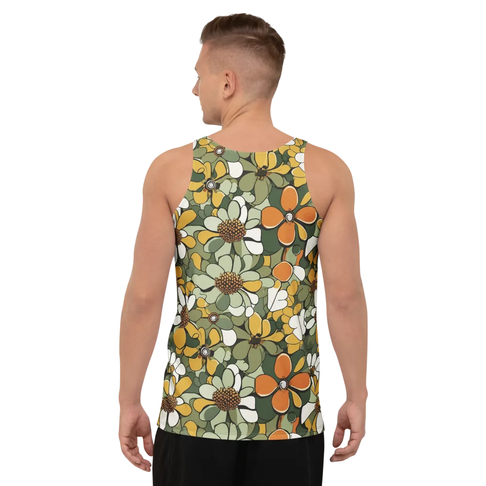 Marigold Menagerie on Men's Tank Top — Back