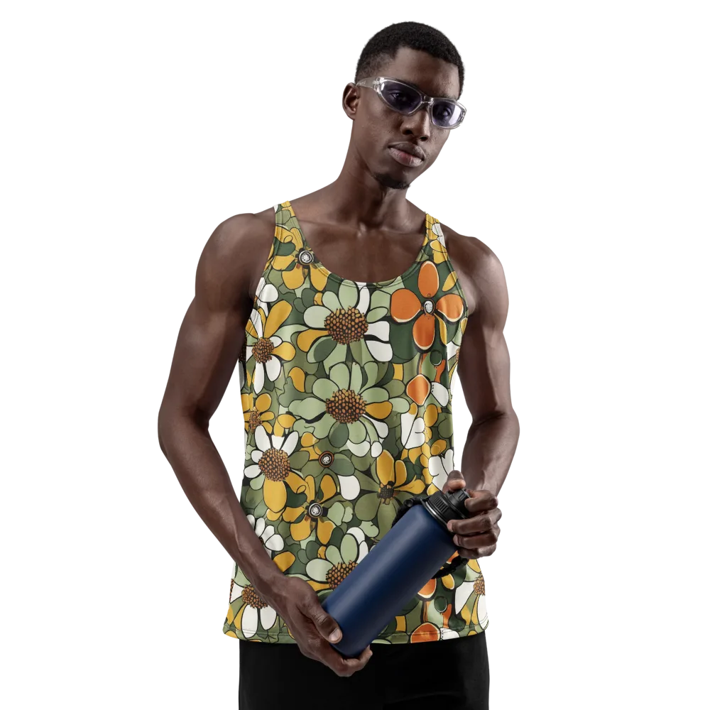 Marigold Menagerie on Men's Tank Top — Front