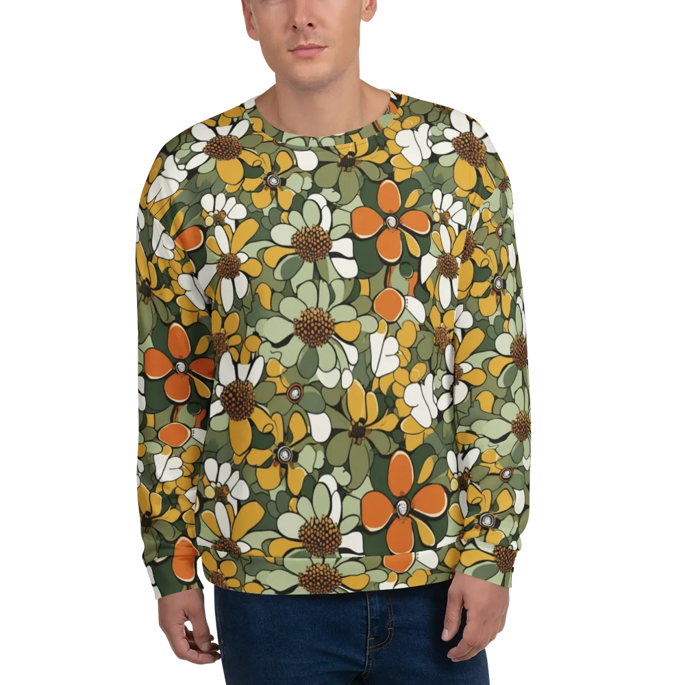 Marigold Menagerie on Sweatshirt — Front