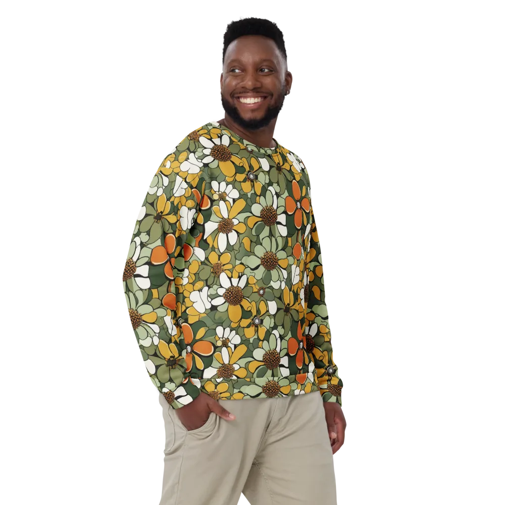 Marigold Menagerie on Sweatshirt — Front