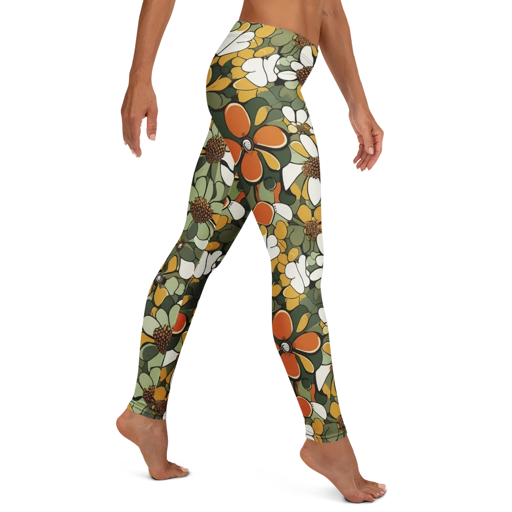 Marigold Menagerie on Leggings — Right
