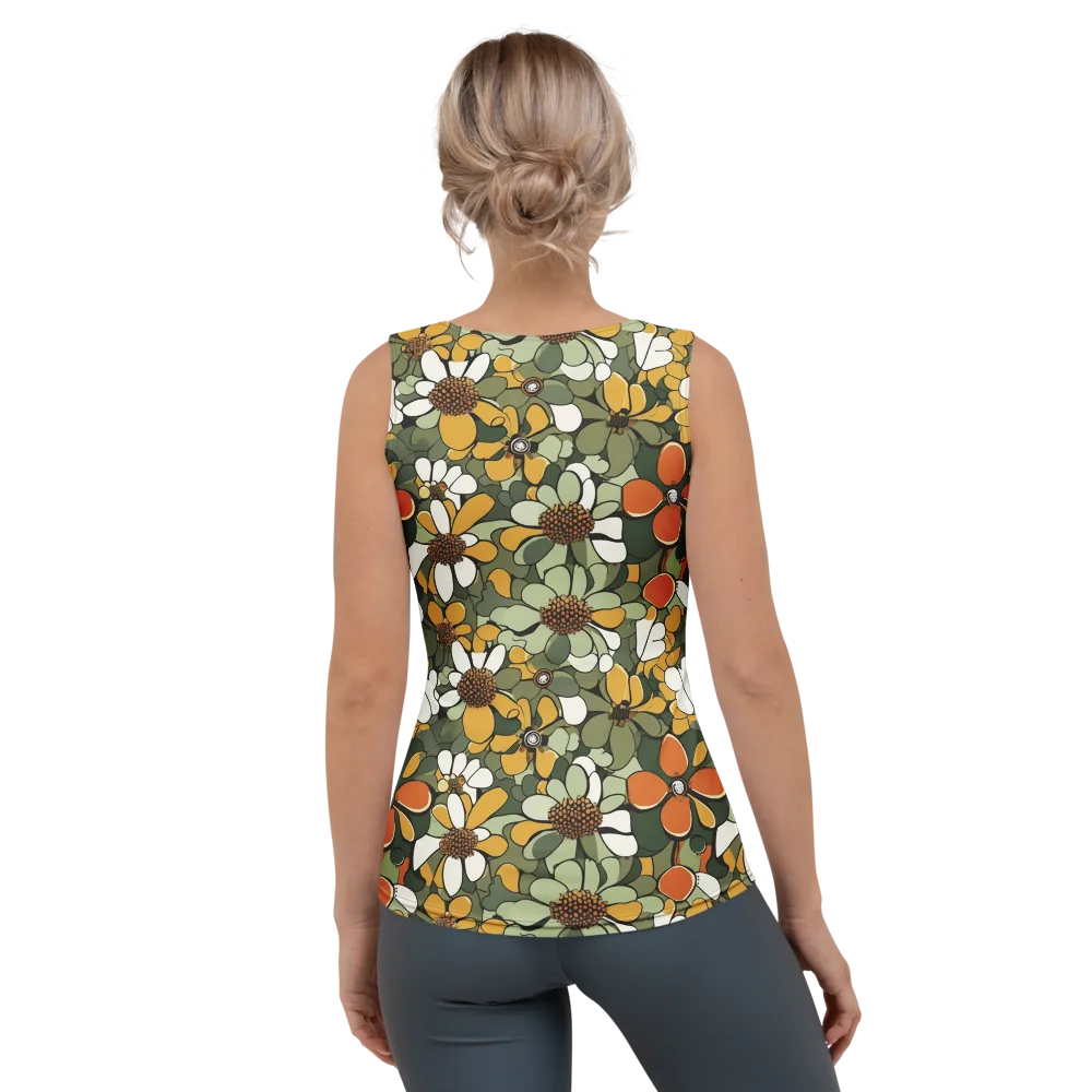 Marigold Menagerie on Women's Tank Top — Back