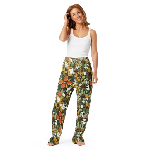 Marigold Menagerie on a Women's Pajama Pants