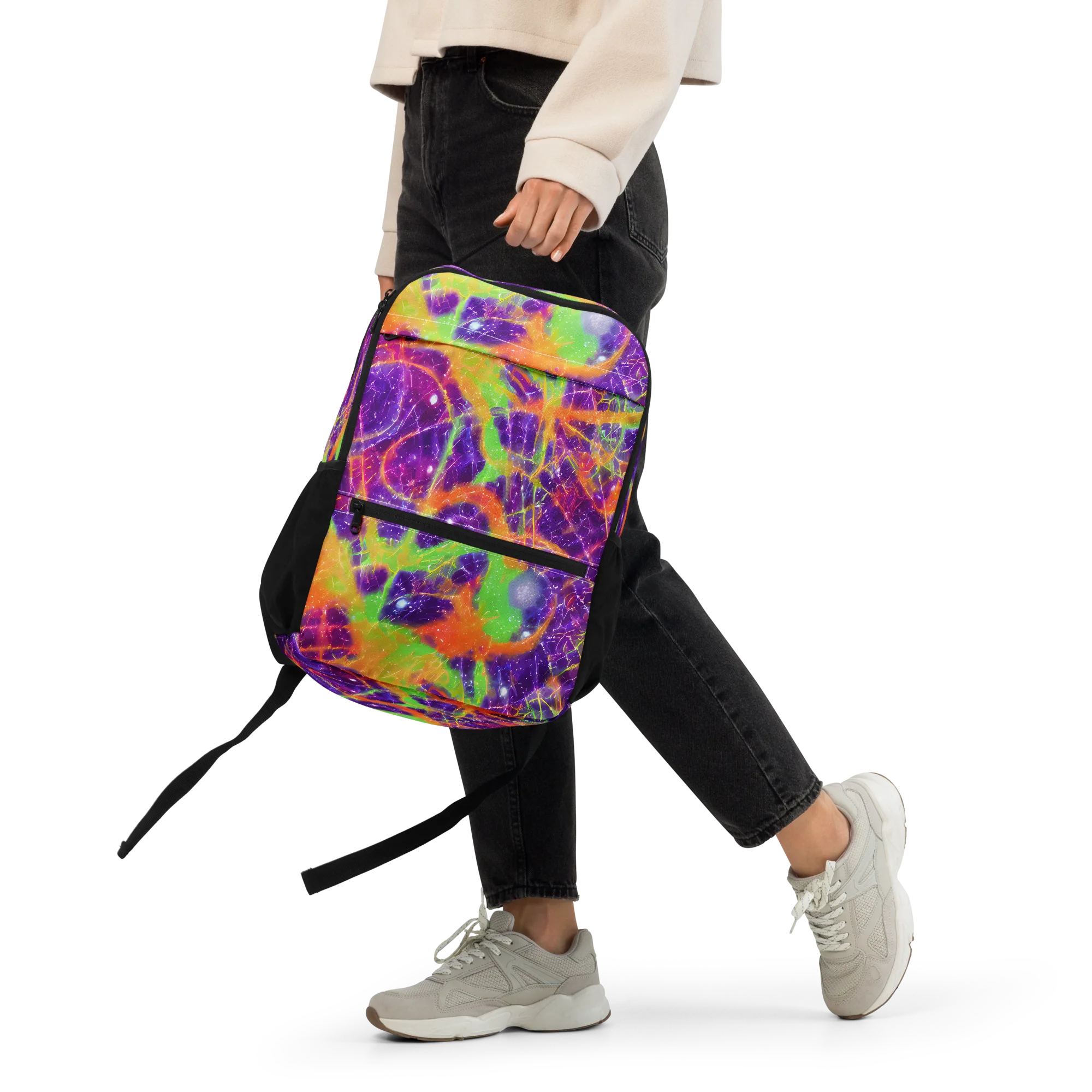 Purple Inferno on Utility Backpack — Front