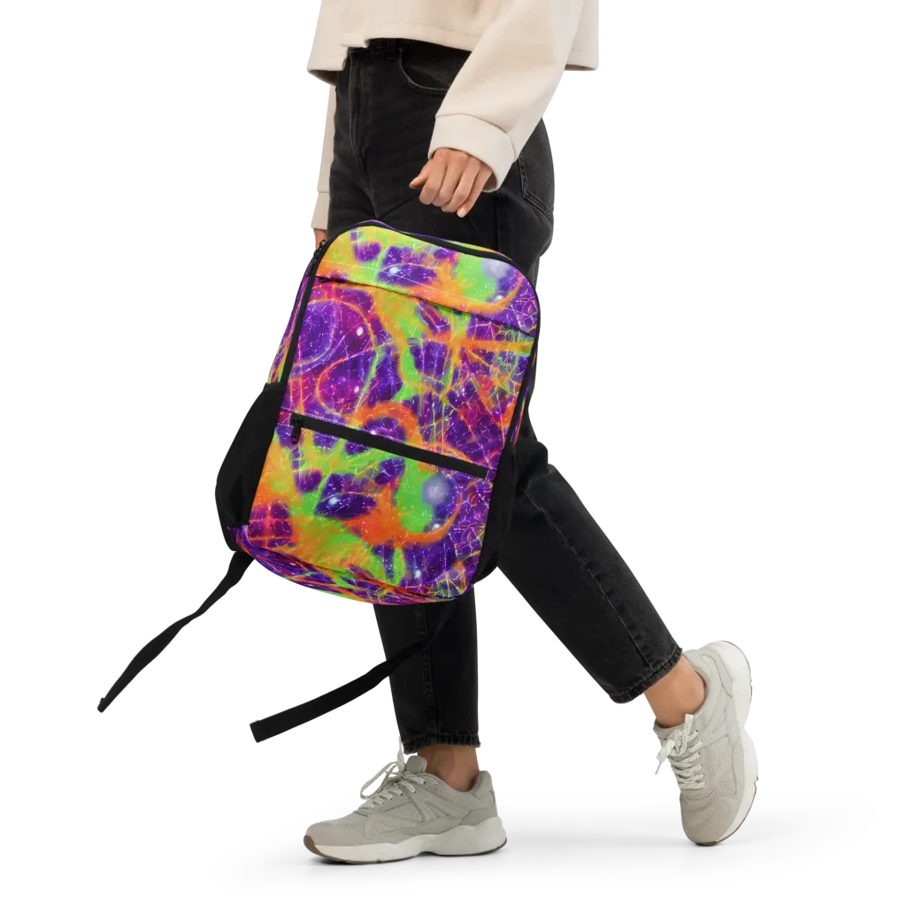 Purple Inferno on Utility Backpack — Front