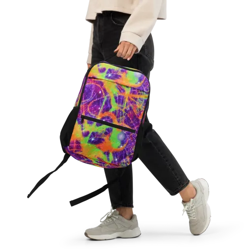 Purple Inferno on a Utility Backpack