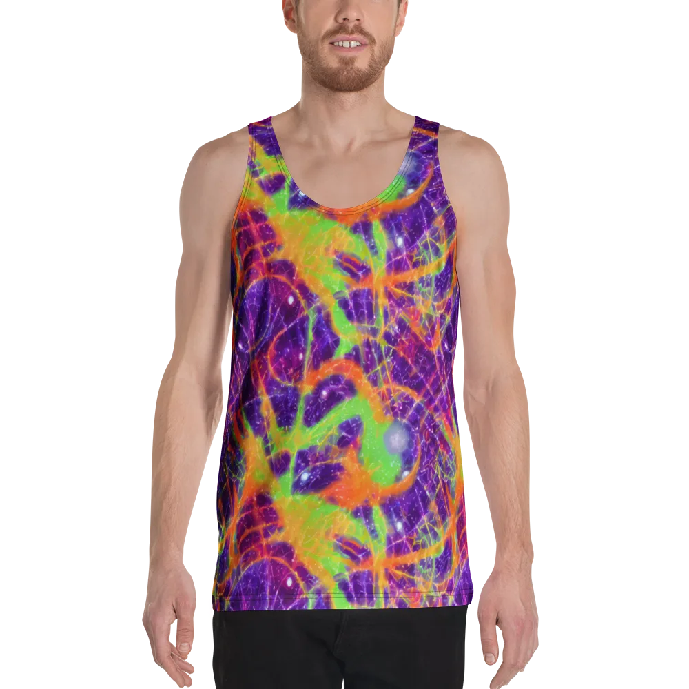 Purple Inferno on Men's Tank Top — Front