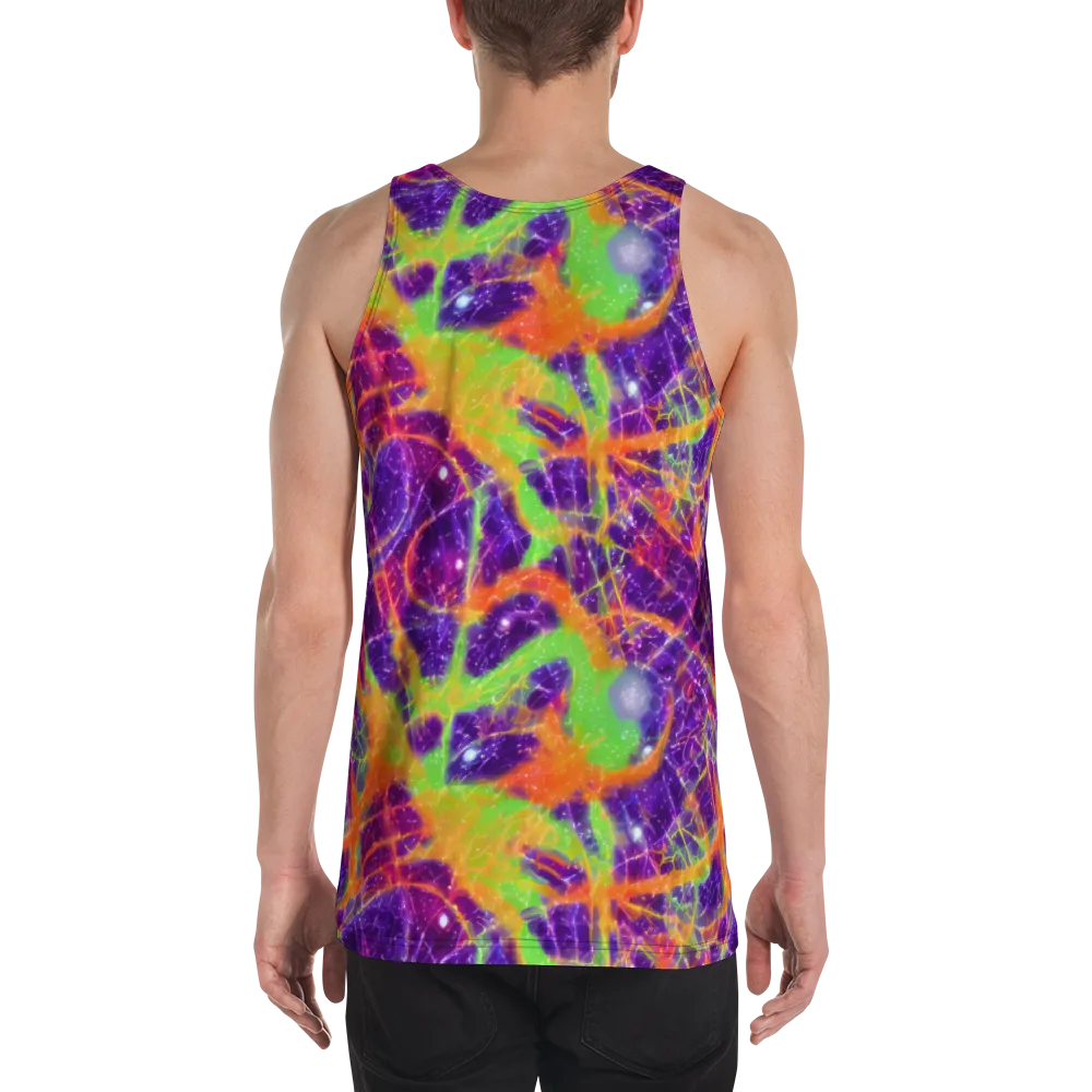 Purple Inferno on Men's Tank Top — Back