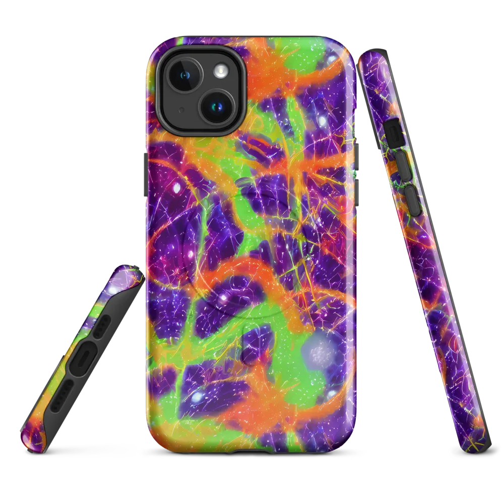 Purple Inferno on MagSafe Tough Case for iPhone® — Front