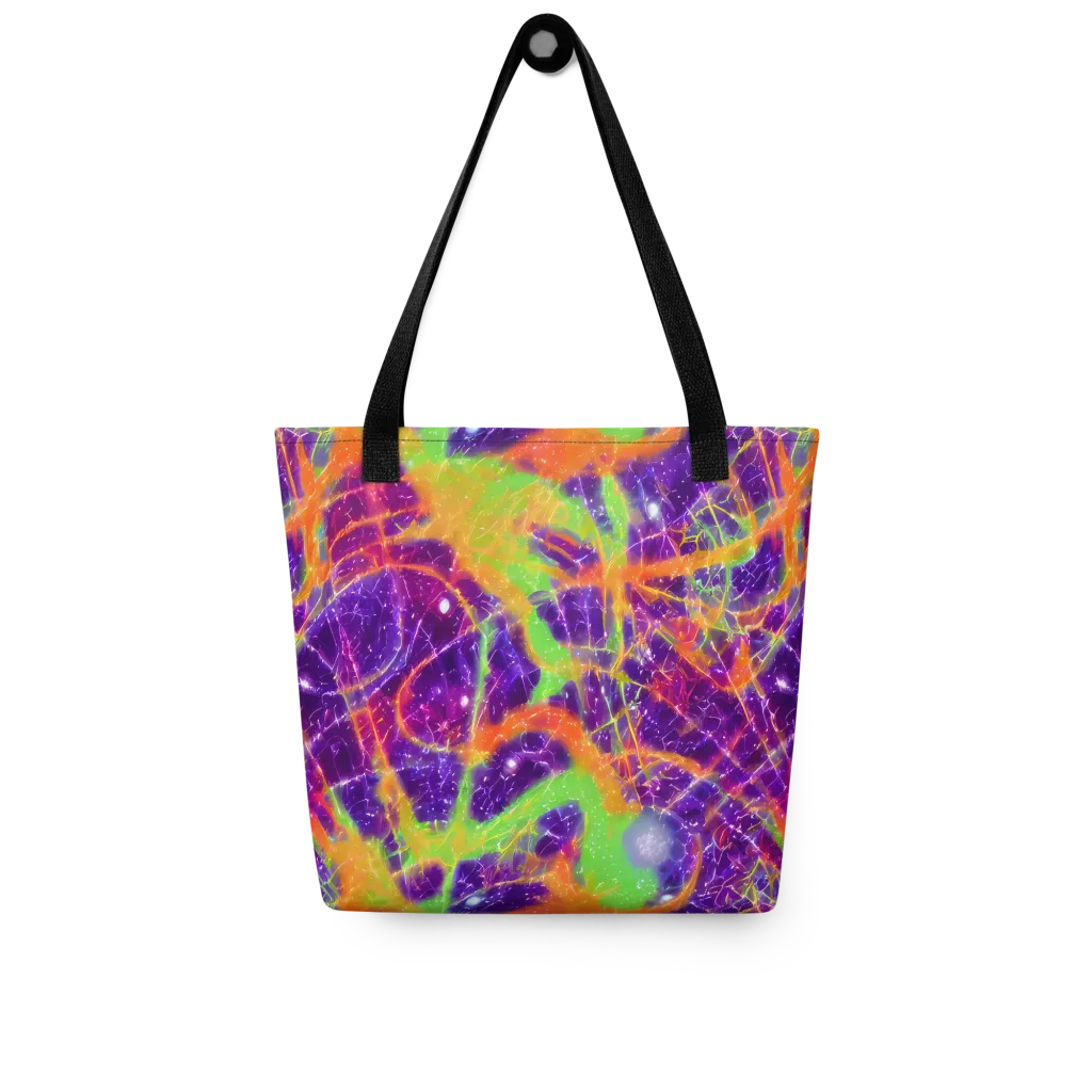 Purple Inferno on Tote Bag — Front