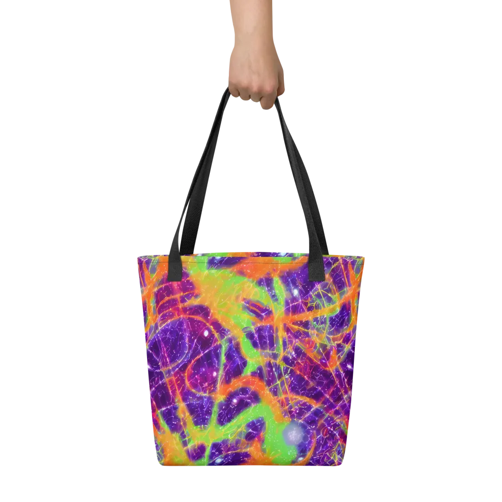 Purple Inferno on Tote Bag — Front