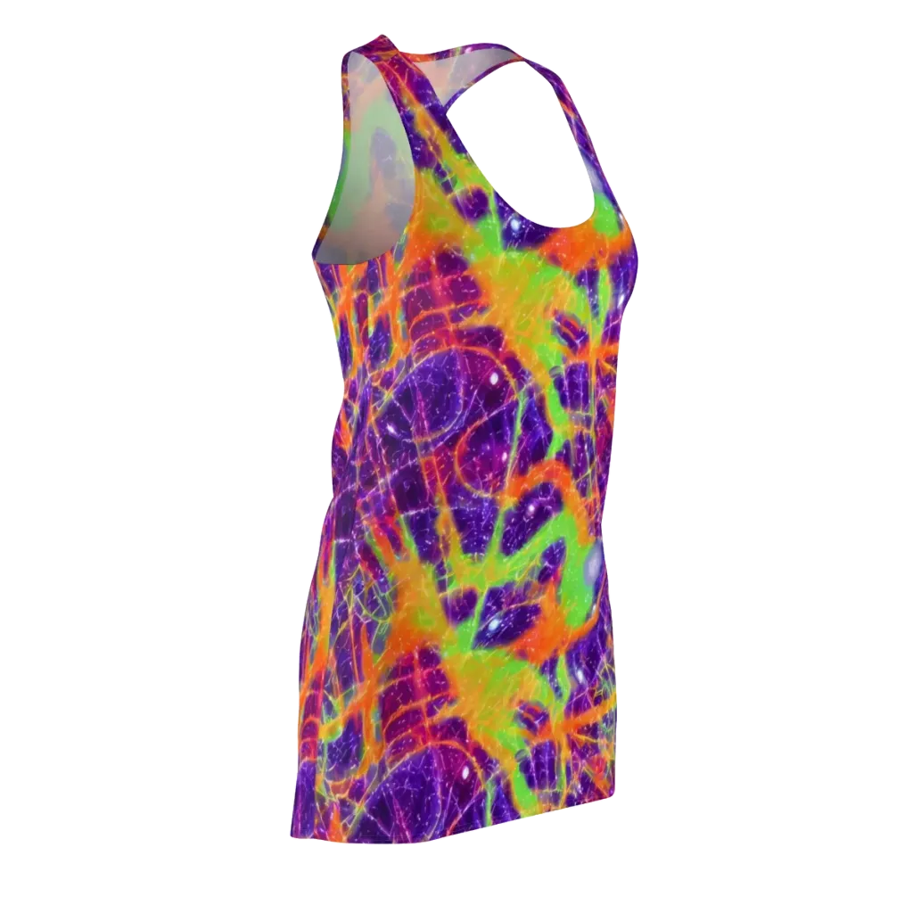 Purple Inferno on Racerback Dress — Front Side