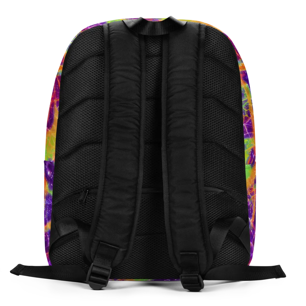Purple Inferno on Minimalist Backpack — Back