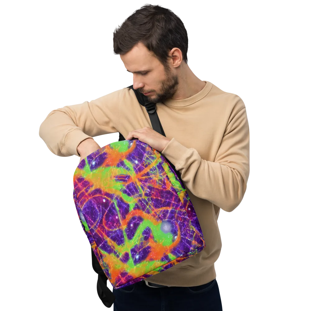 Purple Inferno on Minimalist Backpack — Front