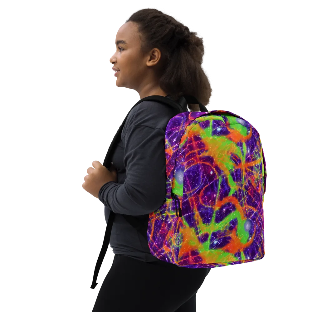 Purple Inferno on Minimalist Backpack — Right Front