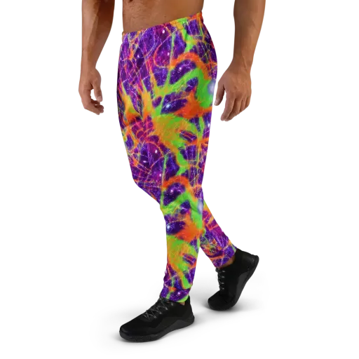 Purple Inferno on a Men's Joggers
