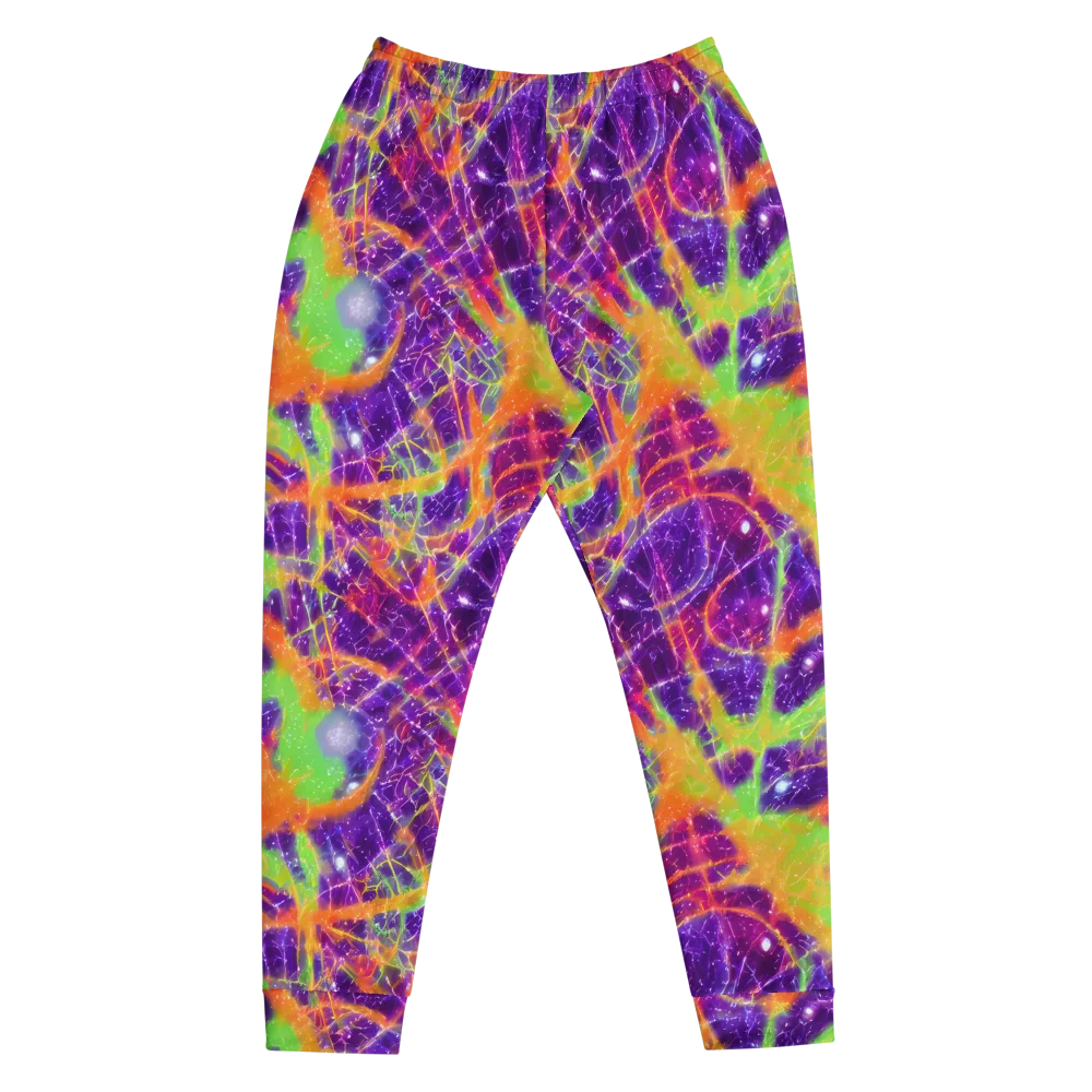 Purple Inferno on Men's Joggers — Front