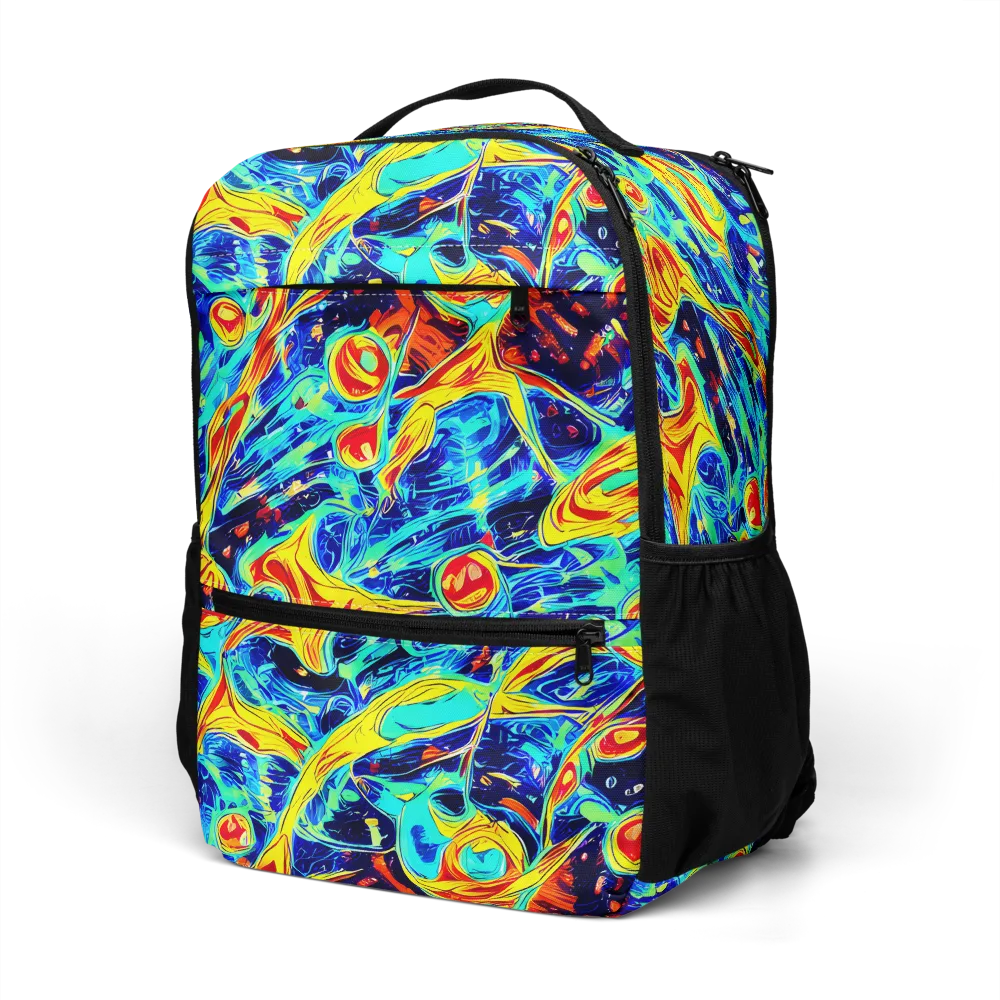 Sonic Tides on Utility Backpack — Left Front