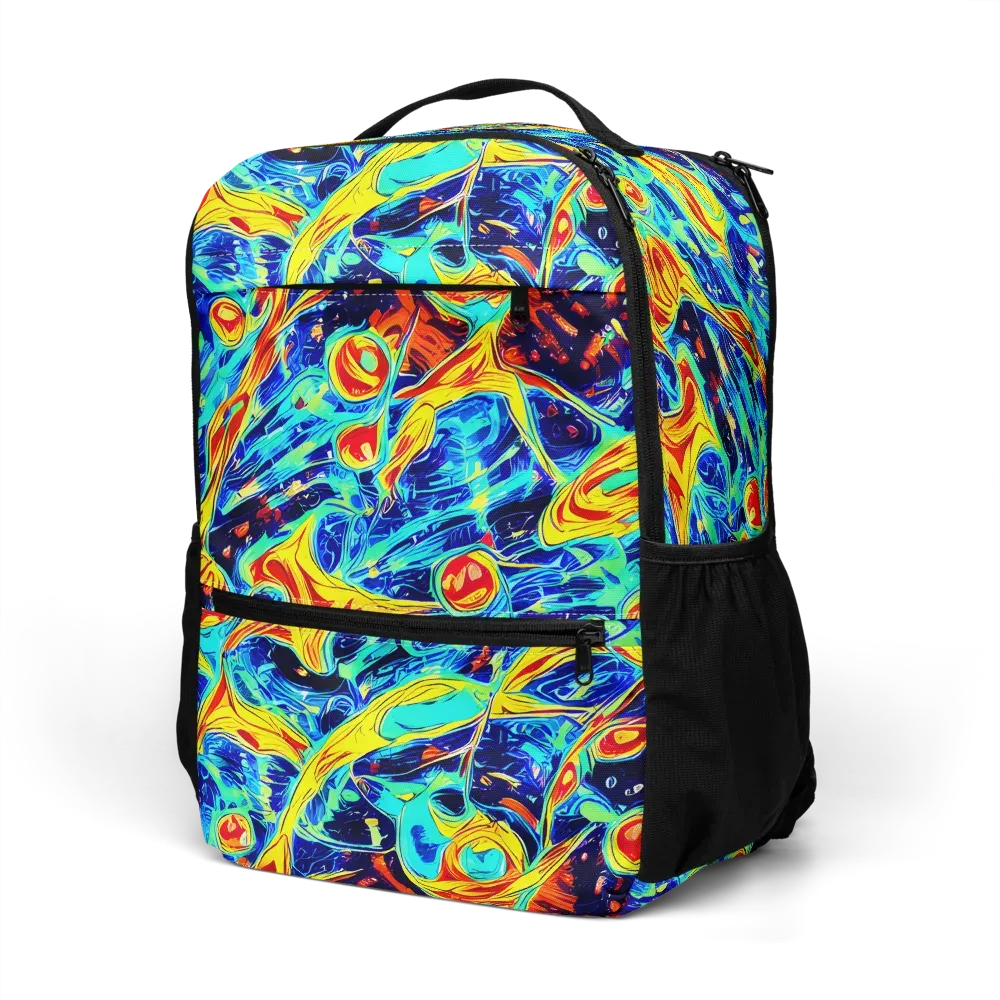 Sonic Tides on Utility Backpack — Left Front