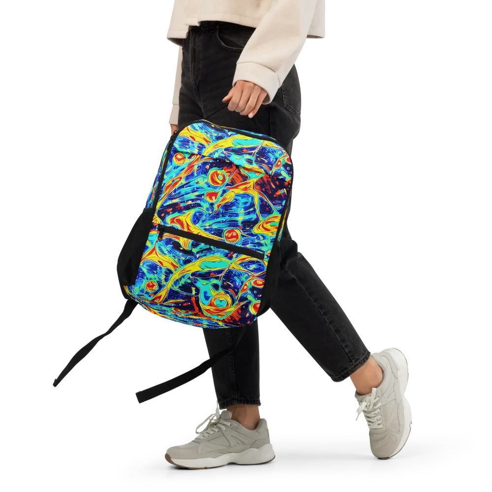 Sonic Tides on Utility Backpack — Front