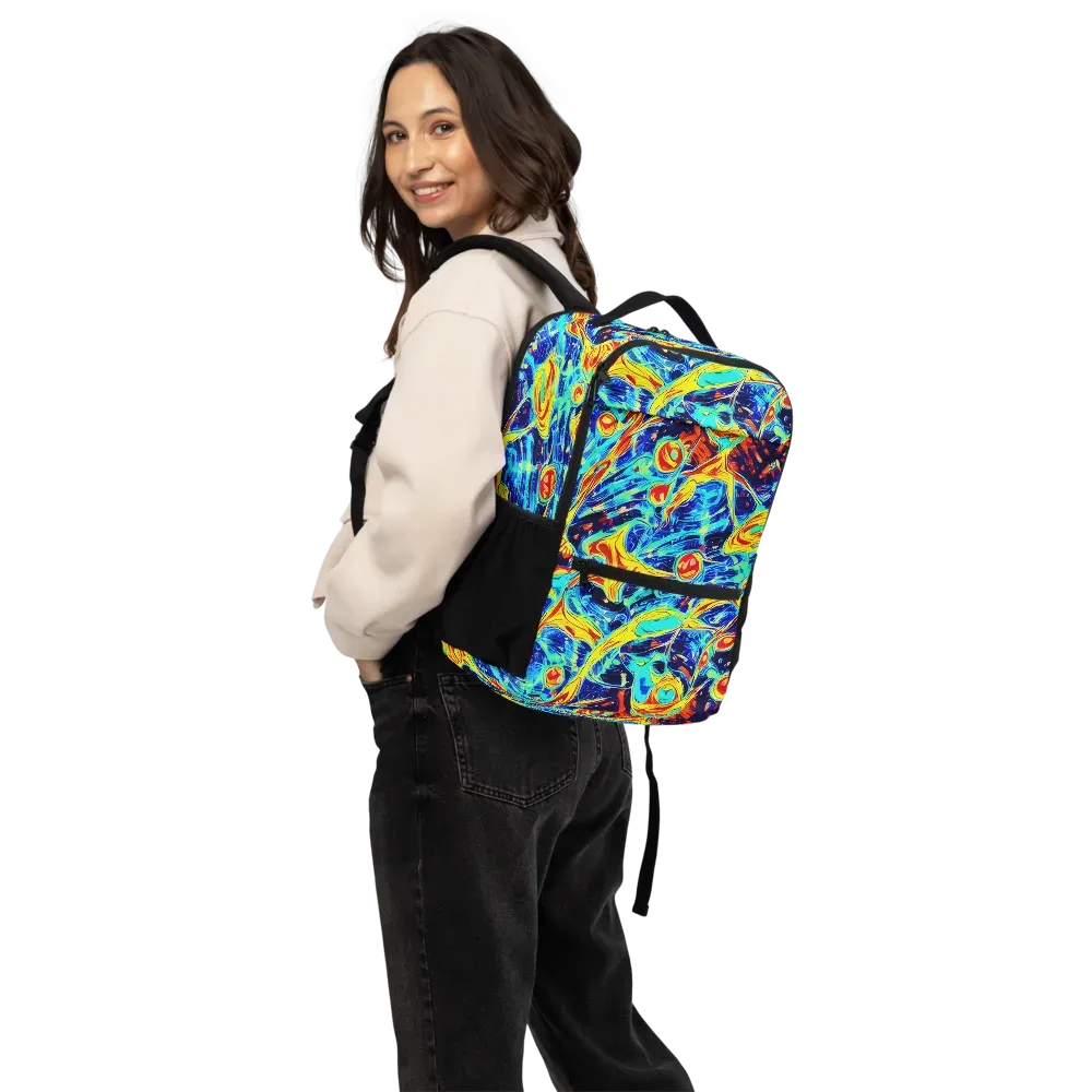 Sonic Tides on Utility Backpack — Back
