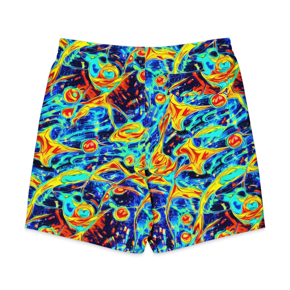 Sonic Tides on Men's Board Shorts — Back