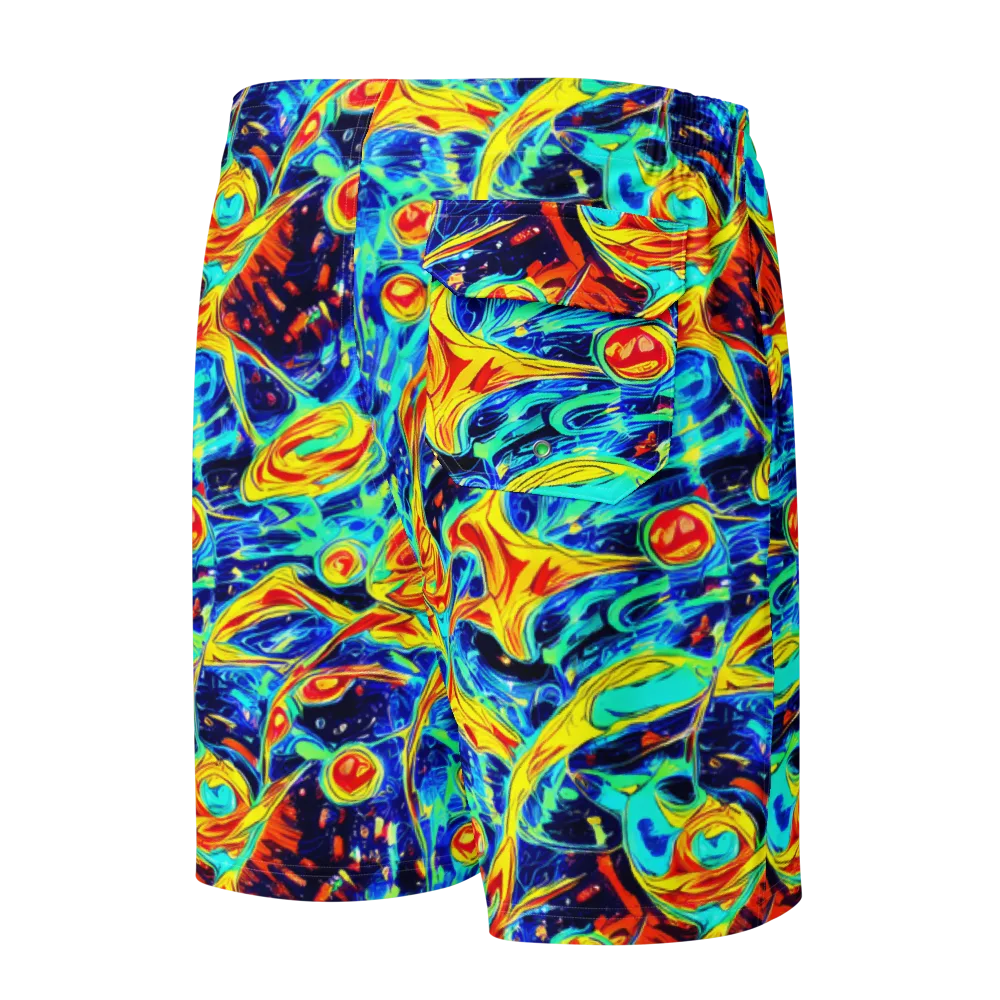 Sonic Tides on Men's Board Shorts — Back