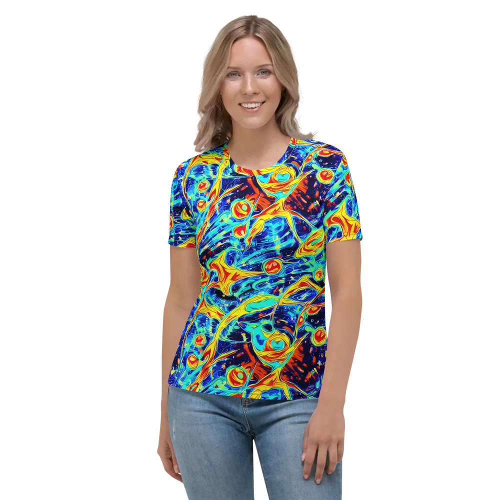 Sonic Tides on Women's Crew Neck T-Shirt — Front