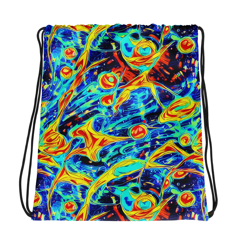 Sonic Tides on Drawstring Bag — Photo