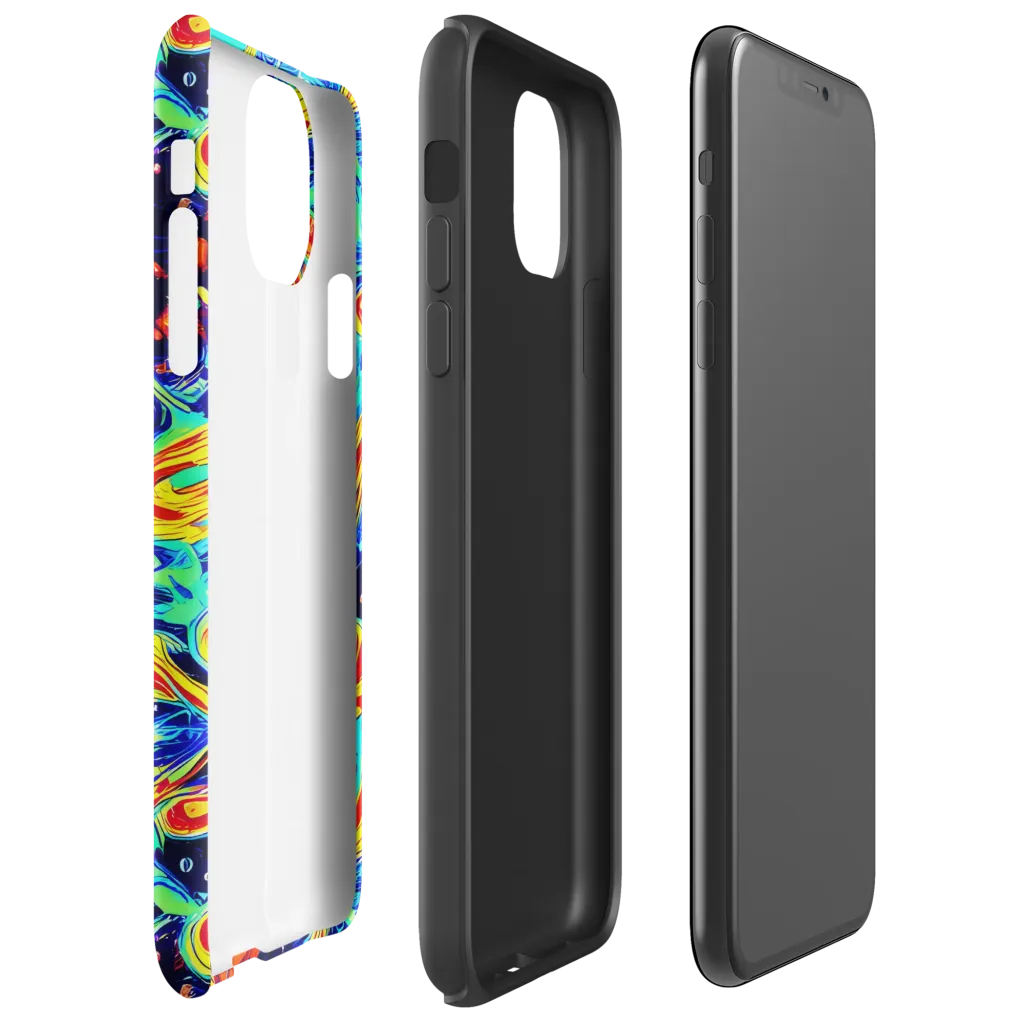 Sonic Tides on Tough Case for iPhone® — Right