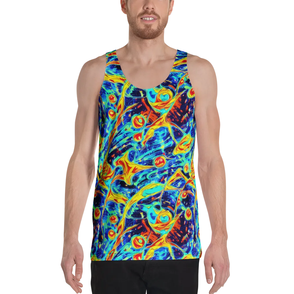 Sonic Tides on Men's Tank Top — Front