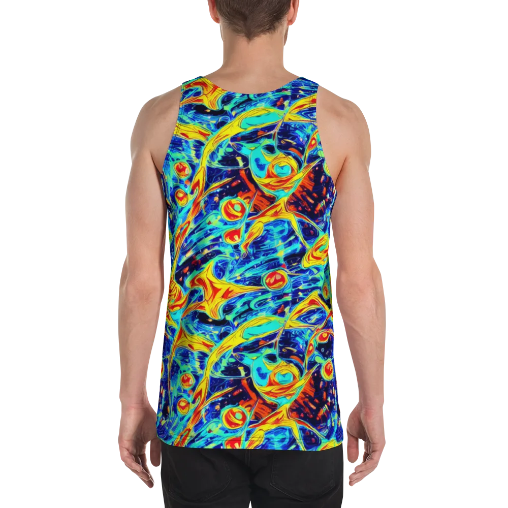 Sonic Tides on Men's Tank Top — Back