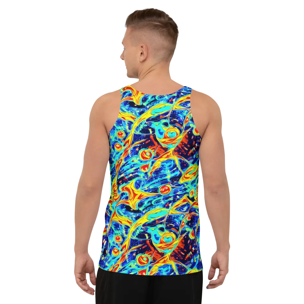 Sonic Tides on Men's Tank Top — Back