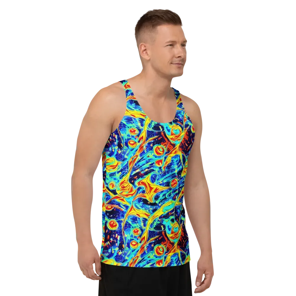 Sonic Tides on Men's Tank Top — Right Front