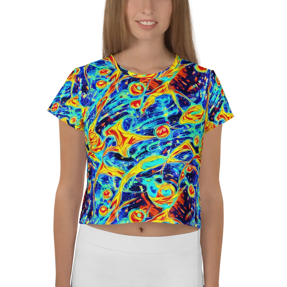 Sonic Tides on Crop Tee — Front