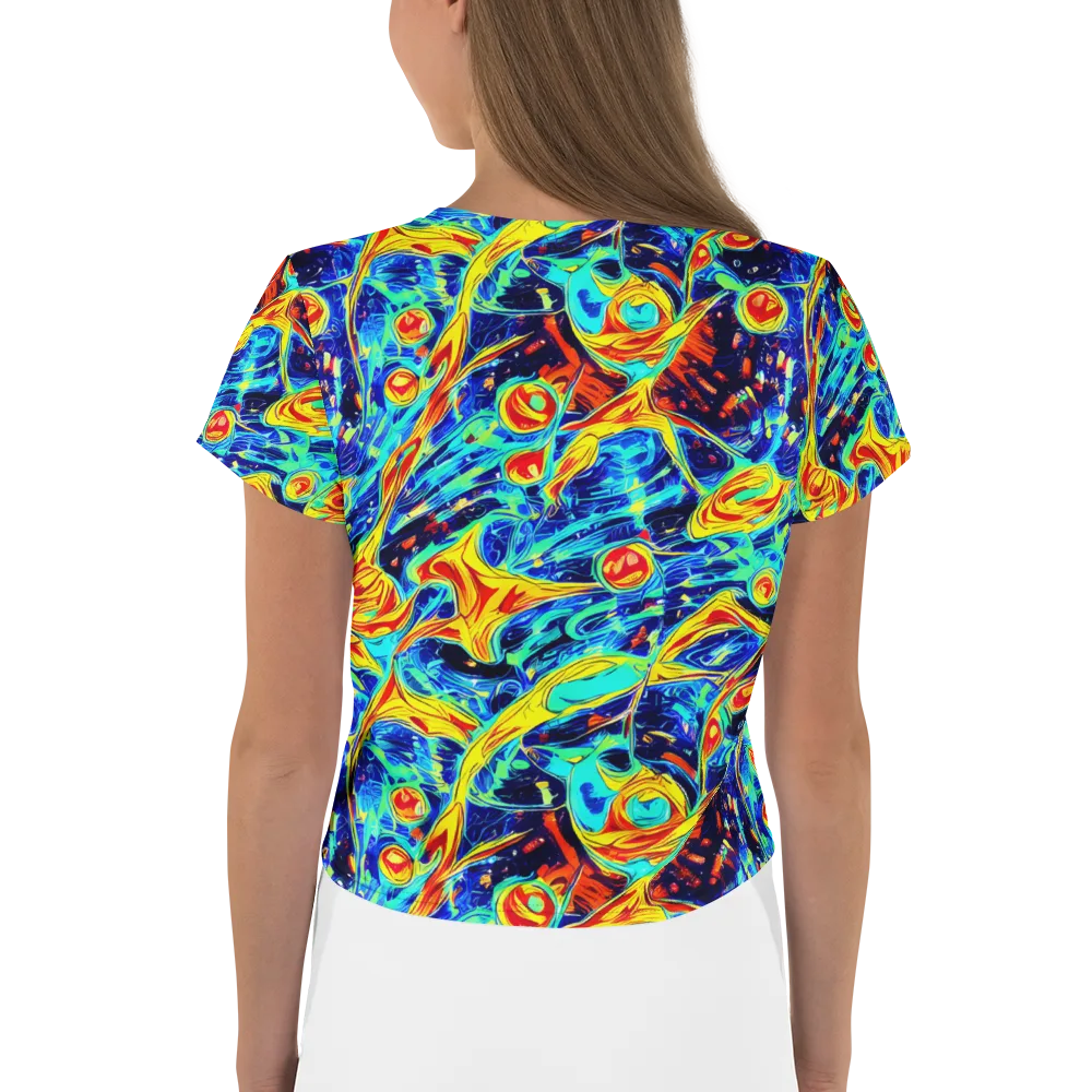 Sonic Tides on Crop Tee — Back