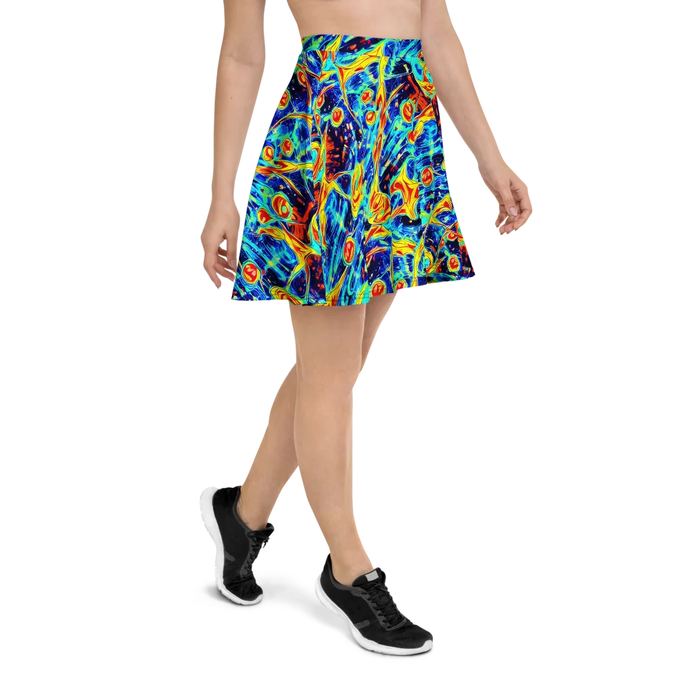 Sonic Tides on Skater Skirt — Right