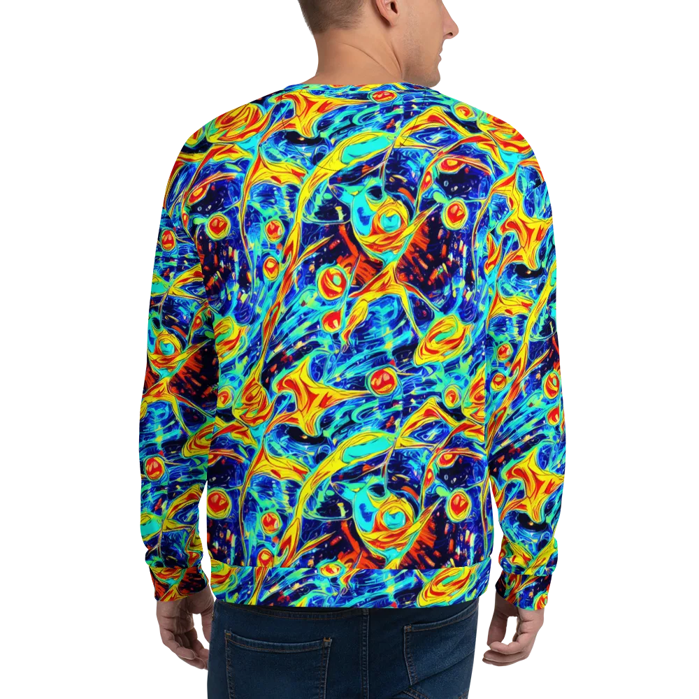 Sonic Tides on Sweatshirt — Back