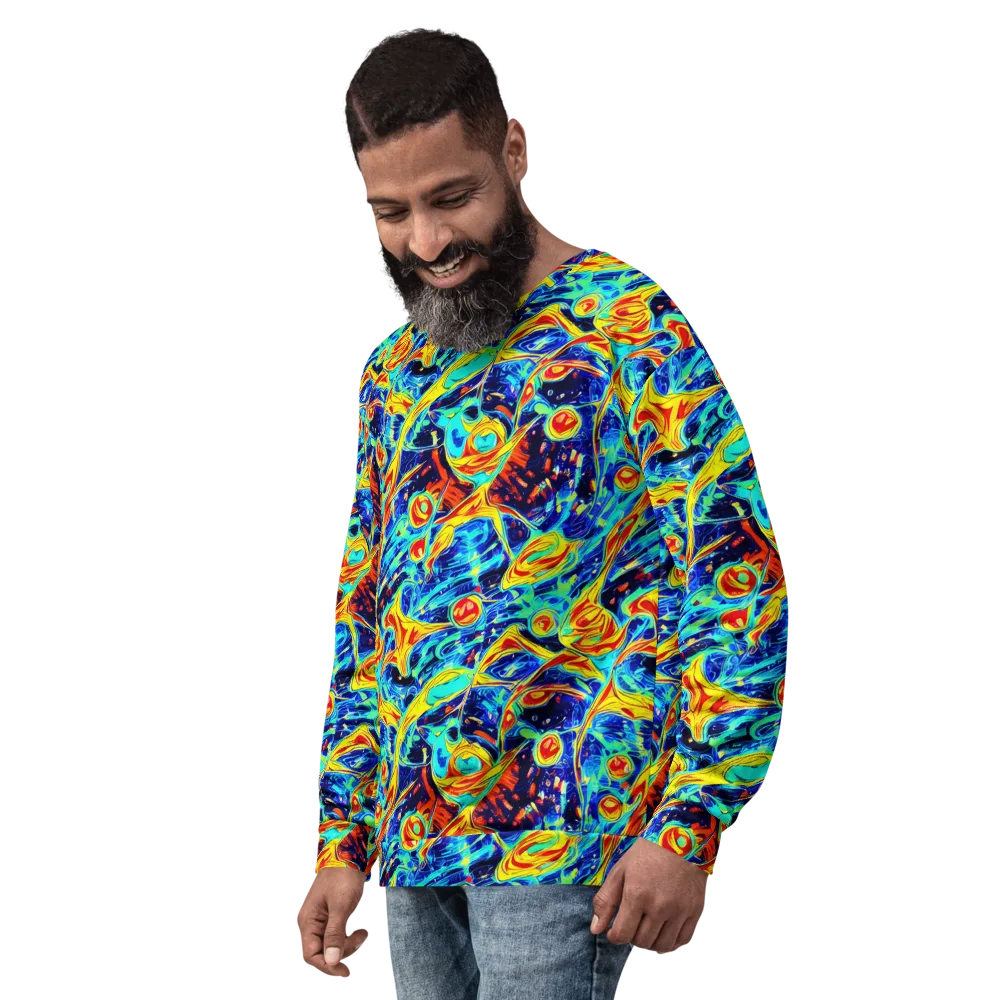 Sonic Tides on Sweatshirt — Left Front