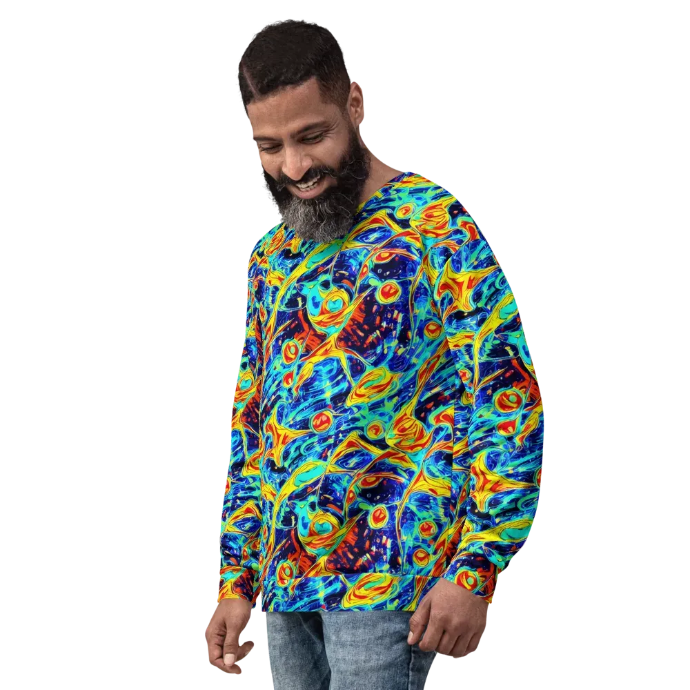 Sonic Tides on Sweatshirt — Left Front