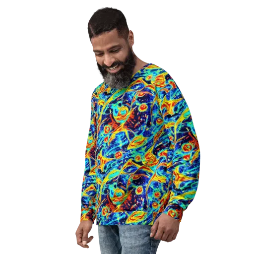 Sonic Tides on a Sweatshirt