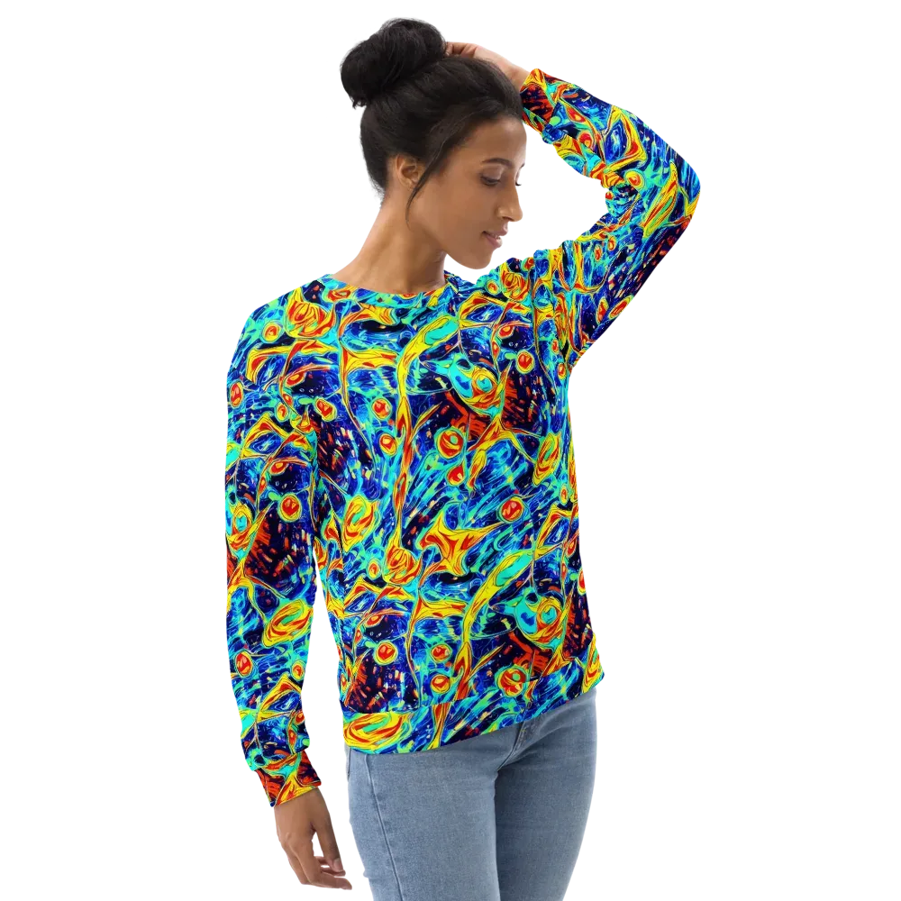 Sonic Tides on Sweatshirt — Right Front