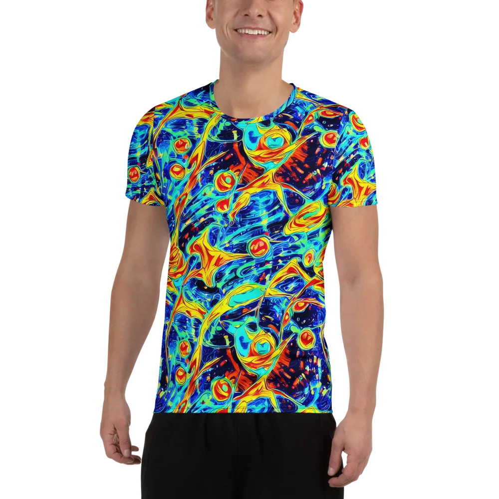 Sonic Tides on Men's Athletic T-Shirt — Front