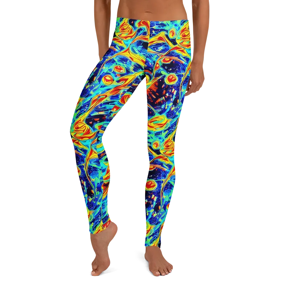 Sonic Tides on Leggings — Front
