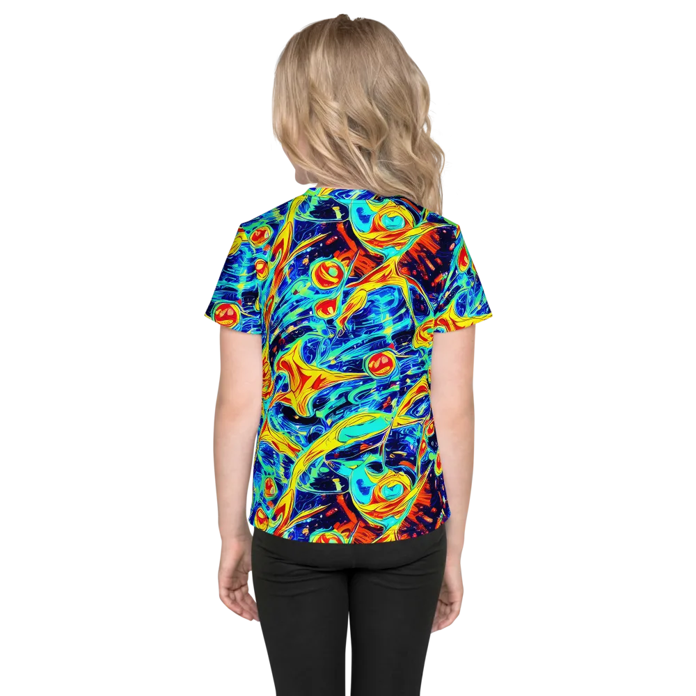 Sonic Tides on Kids Crew Neck T-Shirt — Back